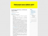 gehorsam.wordpress.com Webseite Vorschau