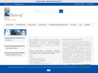 gehrig-bearings.com Webseite Vorschau