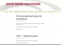 goodsensesolutions.de Webseite Vorschau