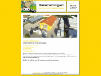 geierstanger.com Webseite Vorschau