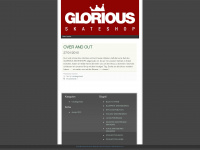 gloriousskatesupply.wordpress.com Webseite Vorschau