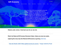 gift-economy.com Webseite Vorschau