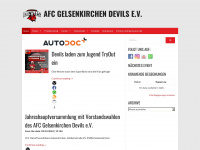 gelsenkirchen-devils.de Webseite Vorschau