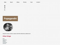 popagandhi.com Webseite Vorschau