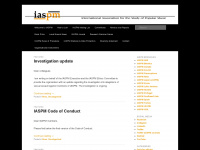 iaspm.net Webseite Vorschau