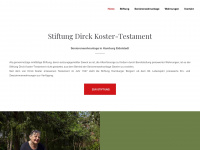 dirck-koster-stiftung.de Webseite Vorschau