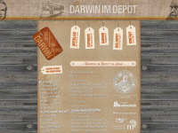 darwin-im-depot.de Webseite Vorschau