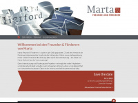 marta-freunde.de Webseite Vorschau