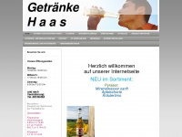 getraenke-haas-offenhausen.de Webseite Vorschau