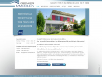 geimer-immobilien.de Webseite Vorschau