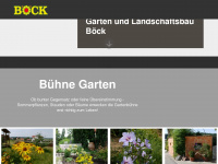garten-boeck.de Webseite Vorschau