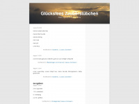 gluecksfee.wordpress.com Webseite Vorschau