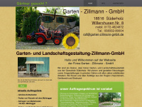 garten-zillmann-gmbh.de Webseite Vorschau