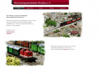 gartenbahn-werdau.de Webseite Vorschau