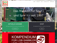 gartenbahn.com Webseite Vorschau