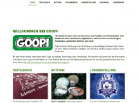 goopi.de Webseite Vorschau