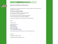 gartenbau-lemcke.de Webseite Vorschau