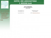 gartenbau-mersimi.de Webseite Vorschau