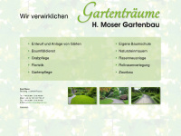 gartenbau-moser.de Webseite Vorschau