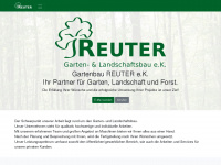 gartenbau-reuter.de Webseite Vorschau