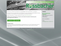 gartenbau-rossbacher.de Webseite Vorschau