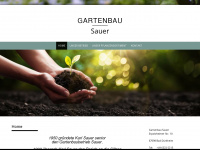 gartenbau-sauer.de Webseite Vorschau