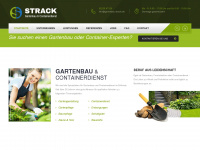 gartenbau-strack.de Webseite Vorschau