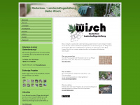 gartenbau-wisch.de Webseite Vorschau