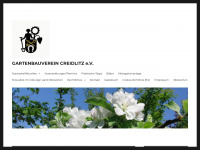 gartenbauverein-creidlitz.de Webseite Vorschau