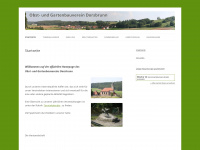 gartenbauverein-dorsbrunn.de Webseite Vorschau