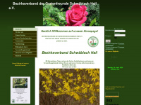 gartenfreunde-schwaebisch-hall.eu Webseite Vorschau