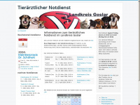 goslar-tierarzt.de Webseite Vorschau