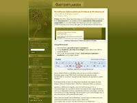 gartenpflanzen.wordpress.com Webseite Vorschau