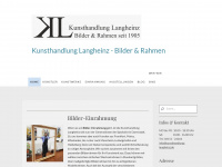 kunsthandlung-langheinz.de Webseite Vorschau
