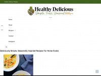 healthy-delicious.com Webseite Vorschau