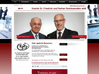 dr-friedrich-partner.de Webseite Vorschau