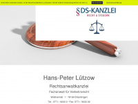 kanzlei-luetzow.de Webseite Vorschau