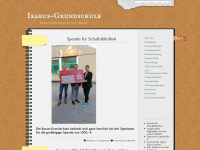 ikarus-grundschule.de Webseite Vorschau