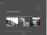 gartenstrasse12.de Webseite Vorschau