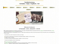 gottsleben-genealogie.com Webseite Vorschau