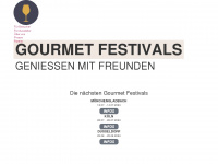 gourmetfestivals.de Webseite Vorschau