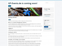 gp-events.de Webseite Vorschau