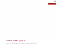 facultyclub.be Webseite Vorschau