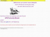 gps-fox.de Webseite Vorschau