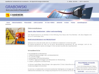 grabowski-elektro.de Webseite Vorschau