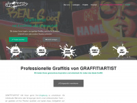 graffitiartist.de Webseite Vorschau