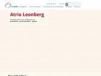 atrio-leonberg.de Webseite Vorschau