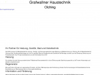 grafwallner-haustechnik.de Webseite Vorschau