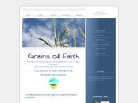 grains-of-faith.org Webseite Vorschau