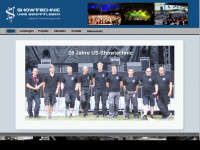 us-showtechnic.de Webseite Vorschau